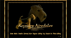 Desktop Screenshot of keystoneairedales.com